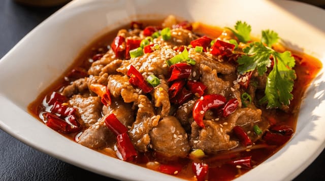 Sichuan Boiled Spicy Beef 水煮牛.
