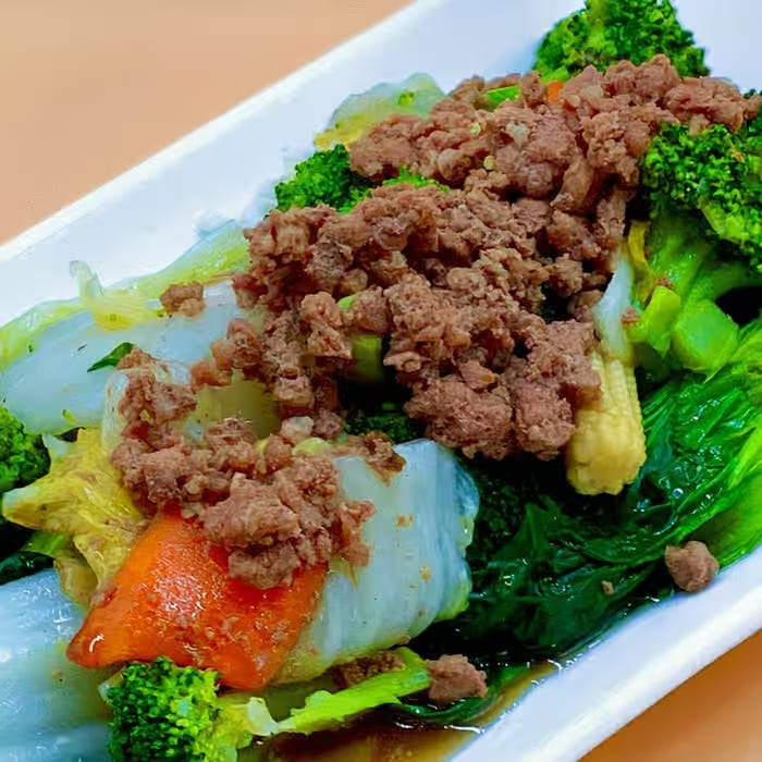 V01. Braised Greens 燙青菜 (無肉燥).