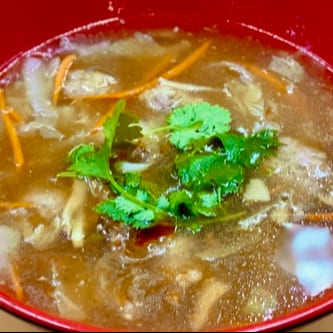 C18. Taiwanese Meatball Soup 沙茶肉羹湯.